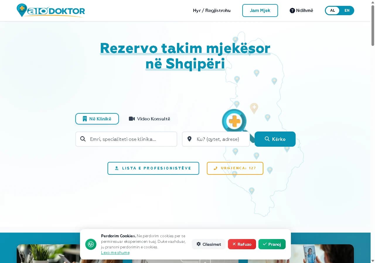 A view of the AloDoktor platform